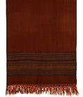 aruna Genuine HandWoven Kullu Woolen Shawlbrown- Colored with Beautiful HandWoven Embroidery for Women and Girls.