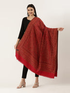 Pashmoda Women Noor Kashmiri Royal Paisley Design Jamawar Shawl (Size: 101 X 203 Cms)