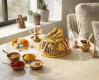 Lord Venkateswara Swami Tirupati Balaji Vishnu Charan Paduka with shank chakar tilak Namah for Pooja Room/Car Dashboard | Venkateswara Swamy Feet with Shanku & Chakra Namami Showpiece Figurines