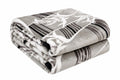 Gullivar Milan Cozy Ultra Soft Flannel Blanket for Single Bed 220x160 cm| Luxury Throw for Couch, Sofa, Camping & Travel| 250 GSM Printed Warm AC Blanket for Winter & All Season (White & Grey) Kafalo