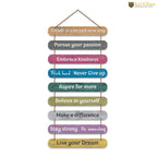 Artvibes Positive Quote Printed Wooden Wall Hanging | Quotes Decor Item | Craft For Everyone | Wall Poster | Office Decor | Inspirational Quotes Wall Art | Mdf Wall Decoration | Gift Items (WH_9308N)