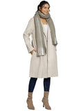 Ravaiyaa - Attitude is everything Women's Cashmere Wool Acrylic Scarf Winter Long Scarves, Neck Wrap 72 X 14 Inch (Grey)
