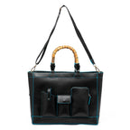 HIE Ester Tote Versatile Vegan Leather Bag & Detachable Sling Strap And Top Handles | Fits Upto 16 Laptop | Tote Bags for Women For Office Use, Work.