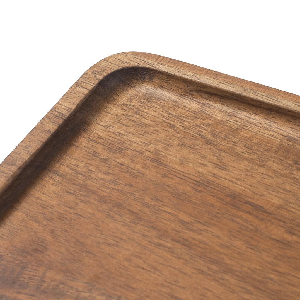 Bathroom Vanity Tray, Bathroom Tray for Counter, Toilet Tank Tray, Wood Bathroom Tray for Organizing and Home Decor (11.8 x 5.1 x 0.8 inch)