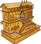 Badrinath 3D Wood Temple Model for Home/Office/Shop and Home Decoration !!