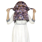 Tolexo Rayon cotton scarf cum mask free size with Hook and Loop tape closer-printed-free size (Multicolor6)