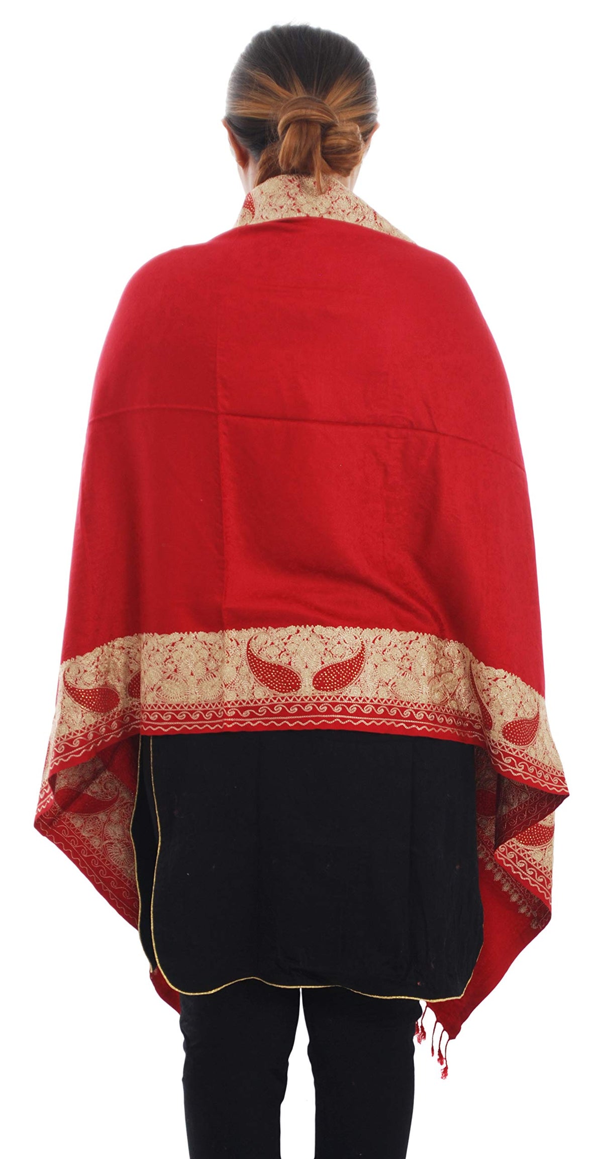 Japroz Women's Stole (red)
