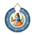 Artvibes Shri Ram Round Shape MDF Wooden Wall Art for Home Decoration | Spiritual Decor Items | Wall Art Paintings | Wall Poster | Wall Accents| Stylish Modern Artwork | Gift Items (WH_9810N)
