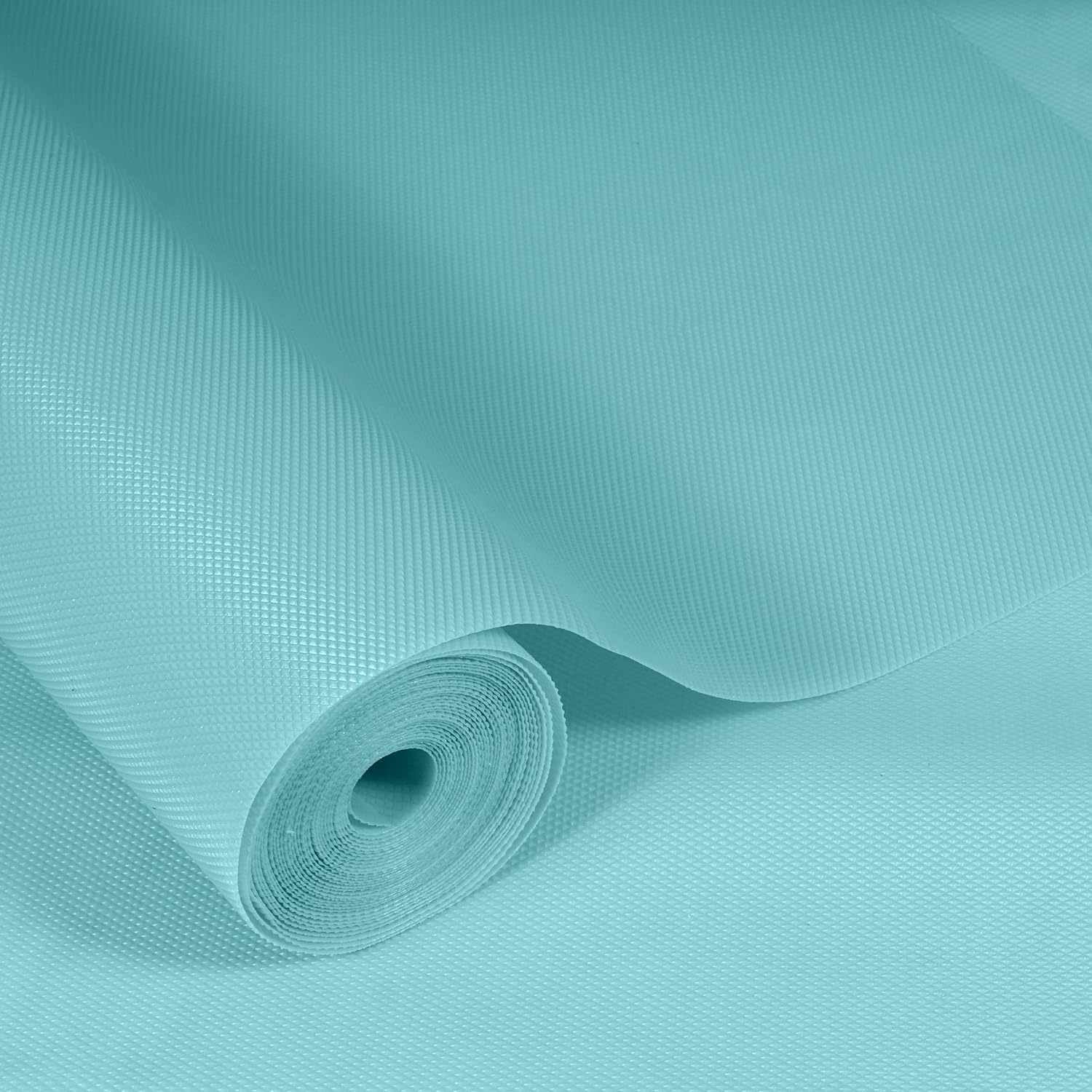 ElastPro (30 cm X 3 m) Light Blue EVA Food Grade Washable Anti Slip Mat/Sheet for Fridge, Shelf Liner, Table, Kitchen Drawer mat (Diamond Texture, Light Blue) Kafalo