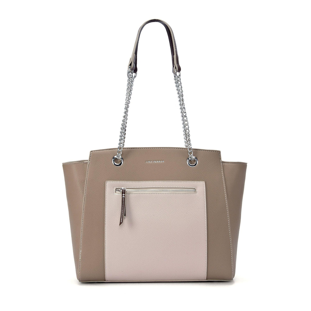 Lino Perros Monroe Abbey Taupe Tote Bag