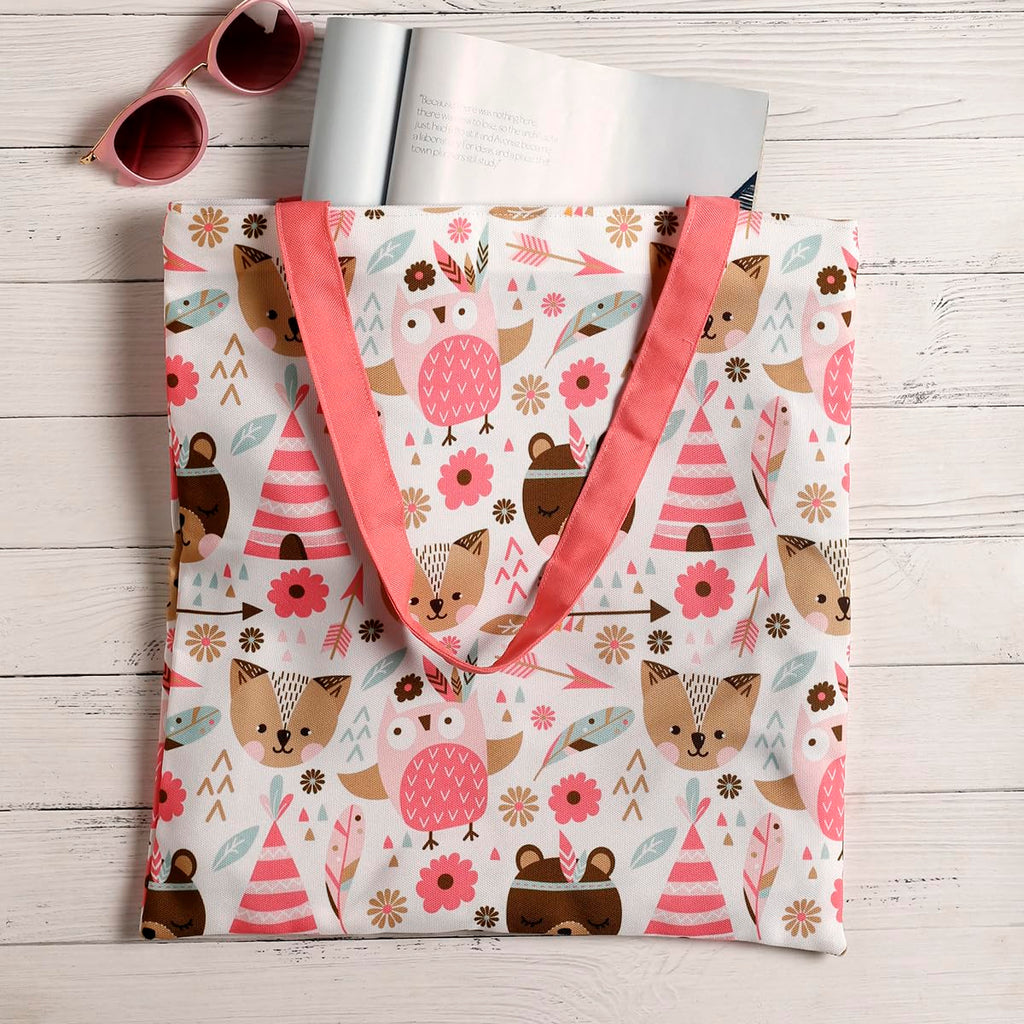 The Purple Tree Canvas Stylish Printed Tote Bag For Women (Pack Of 1) Tbag00270
