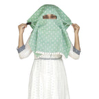 Switchon Female Cotton Innovative Scarf Hijab For Women With Closer 3 Inch Hook And Loop Tape For Size Adjustment For 12 Yrs And Above (Light_Green)