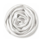 Leaf & FEATHER™ Muna Satin Hijab Scarf for Women | 200 x 70 cm | Silky Smooth & Lightweight | Daily and occational wear (White)
