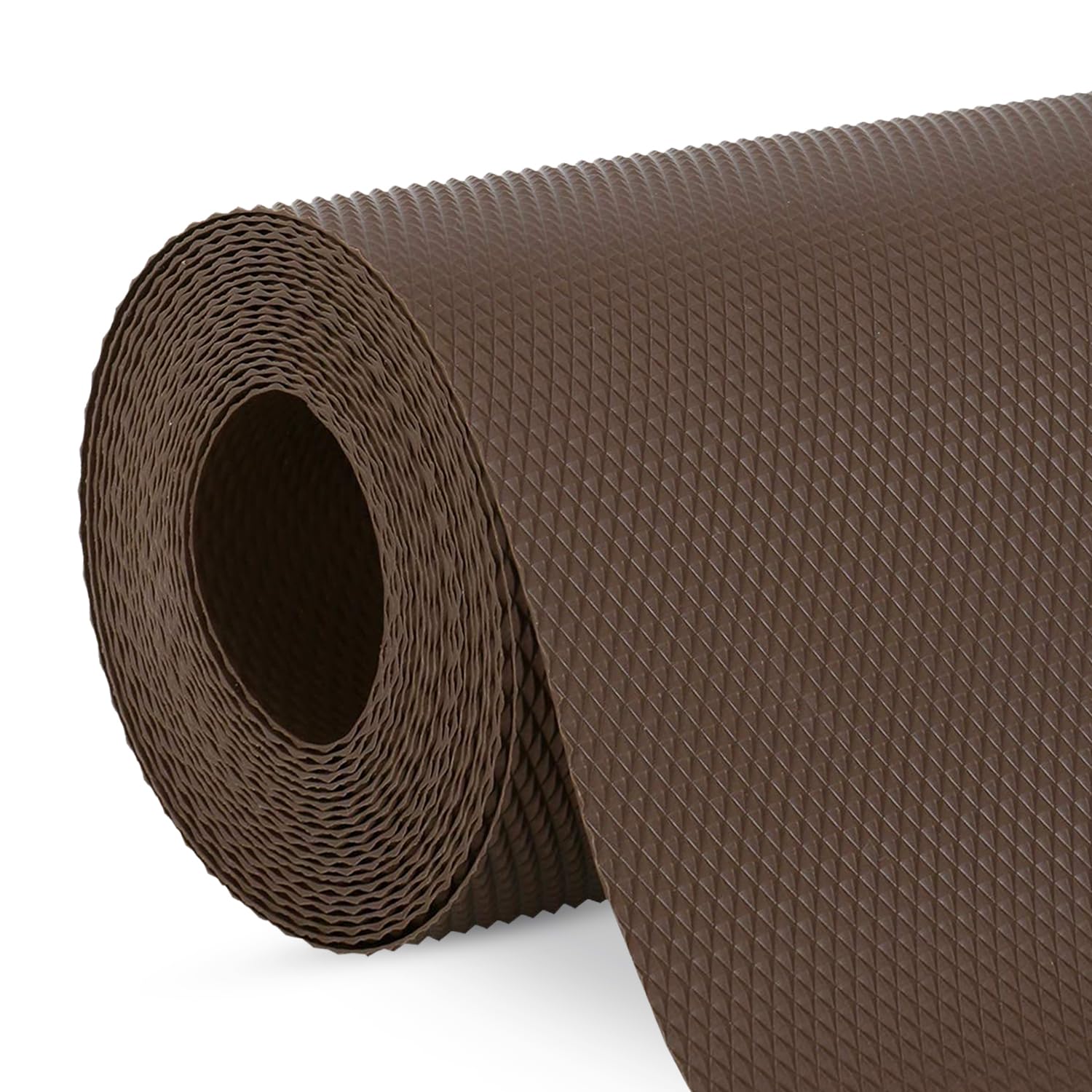 CANWAY® (45cm x 5M) Food Grade Non-Slip Drawer & Shelf Mat | Waterproof, Washable Shelf Liner for Kitchen Cabinets, Cupboards, Fridge & Bathroom Shelves | Coffee Kafalo