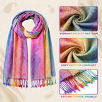 Scarf for Women Stylish, Cotton Stole for Women Stylish, Versatile Fashion Accessory, 70x200 cm, Lightweight Wrap for Daily Wear, Gift for Female Friends and Family Suitable for multiple scenarios