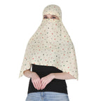 7 season's Summer Sun Protection Women Mask for Summer Outdoor Cycling UV Sun Protection Face Cover Scarf (S - Yellow Star)
