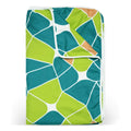 Divine Casa 120 GSM Summer Quilt Brushed Microfibre 3 Layer Breathable Single Dohar AC Blanket Lightweight Warm Rajai Throws for Bed (Green and Orange, 205 x 220, CM)| TC - 120 Kafalo