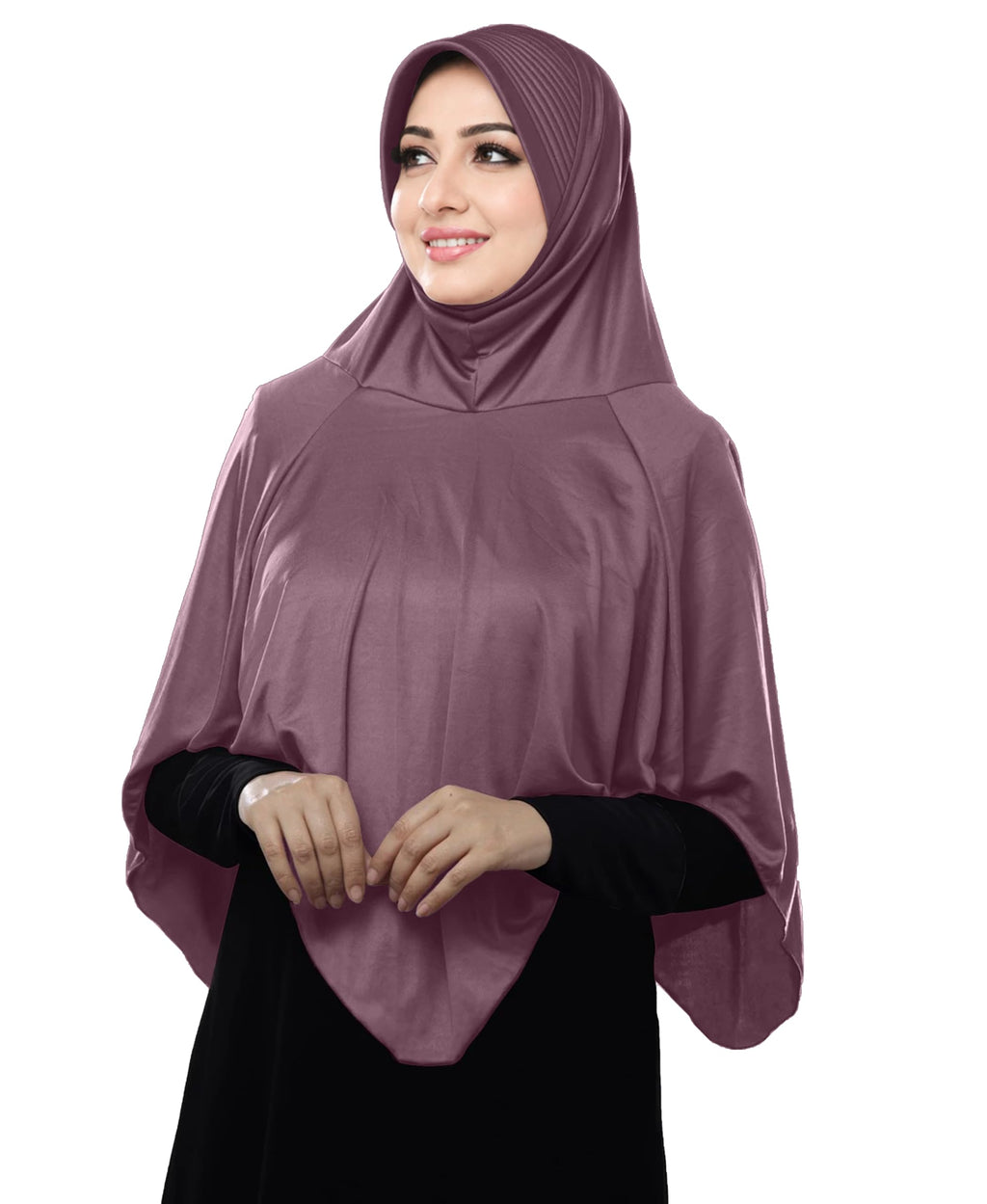 Mehar Hijab Women's Modestly Stylish Look Solid Soft Polyester iCRA fabric Nabah Hijab Wheat (Free Size)