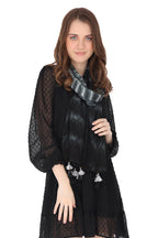 PALATT Cotton Scarf for Women | Lightweight Summer Stole for Women | Soft Breathable Ladies Scarf | Size 70 x 180 cm