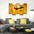 VIBECRAFTS 5 Piece Premium Wall Painting For Home|Office|Living Room|Gift (PTVC5Pcs3_7509) (Multi 6)