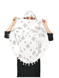 VASTTRAM Women's Pure Cotton Long Scarves Scarf Cum Mask usable for Driver Anti Pollution Full Face Cover With UV Sun Rays Protection