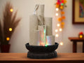 KridayKraft Decorative Waterfall Design Table top Colour Changing Lights Fountain Polyresin Showpiece for Home Garden Living Room Decor Decoration Gift Items, 30 CM 1.2 kg