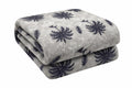 Gullivar Davos Premium Flannel Printed Single Bed AC Blanket 230x160 cm | 300 GSM Ultra Soft Breathable All-Season Blanket for AC, Summer & Mild Winter | Luxury Comfort Throw -Silver Kafalo