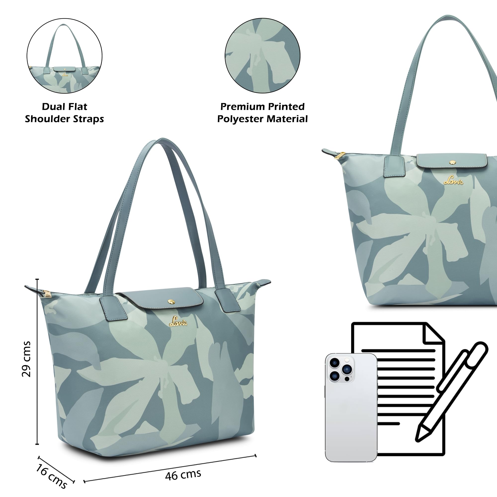 Lavie Women's Vincy Tote Bag | Tote Bag for Work | Ladies Purse | Stylish Shoulder Bag | Gift for Women