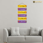 Artvibes Motivational Quotes Decorative MDF Wooden Wall Art for Home | Quotes Decor Item | Motivational Wall Decor | Wall Poster | Graphic Art | Gift Items | Office Wall Decoration Items (WH_7403N)