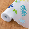 ElastPro (45 cm X 3 m) Printed Shelf Liners for Kitchen Shelves, Drawer Mat, Shelf Liner, Fridge Mats, Kitchen Cabinet Drawer Mat Liner Sheets (Floral Print) Kafalo