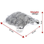 KridayKraft Metal Turtle (Tortoise for Vastu Feng Sui) kachua Yantra for Good Luck, Gift for Career and Luck Home Decoration
