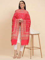 Pashmoda Women Zarif Woven Design Jamawar Shawl (Size 101X203 CM)