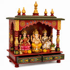 Kamdhenu Art and Craft Wooden Temple/Home Temple, 60 Cm