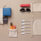 Cotton Canvas Muslin Bag. Double Drawstring. Reusable Cotton Storage Muslin Bags. Pack of 25 (12 x 20 Inches)