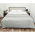 Premium Flannel Dohar for Double Bed | Ultra Soft & Lightweight AC Blanket | Breathable All Season Blanket Ac Quilt for Summer & Mild Winter | Machine Washable (84x90 Inches)_Winter Ski Kafalo