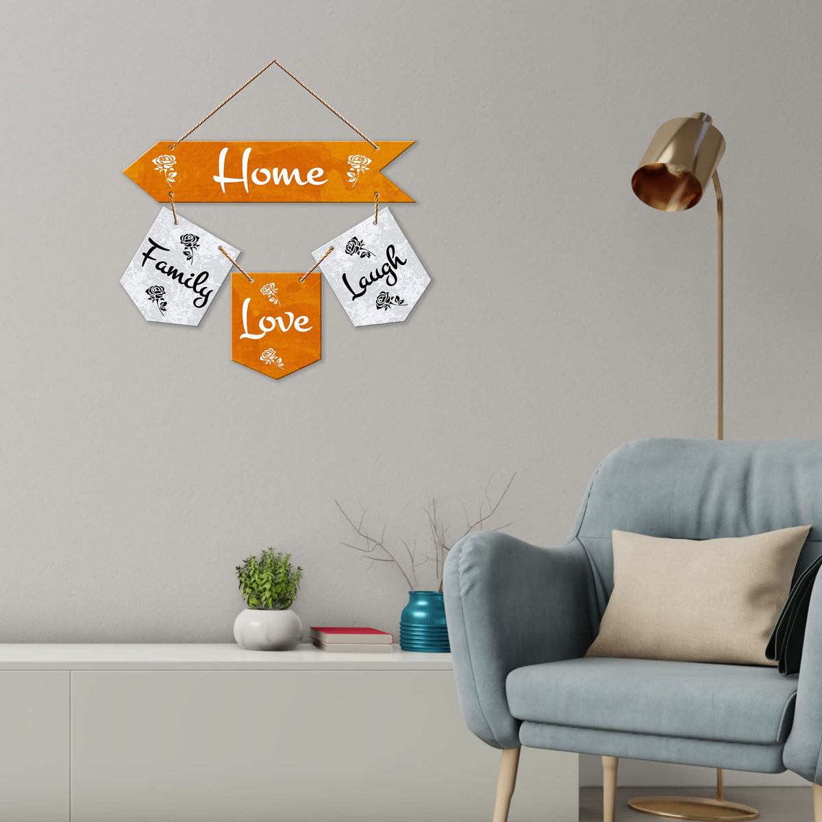 Artvibes Wall Hanging Home Decorative Wall Art for Living room | Bedroom | Gifts | Wall Hanger for Decoration | Modern Decor | Artwork | Wall Sculpture | Signs & PlaquesArt Print (WH_6419NR)
