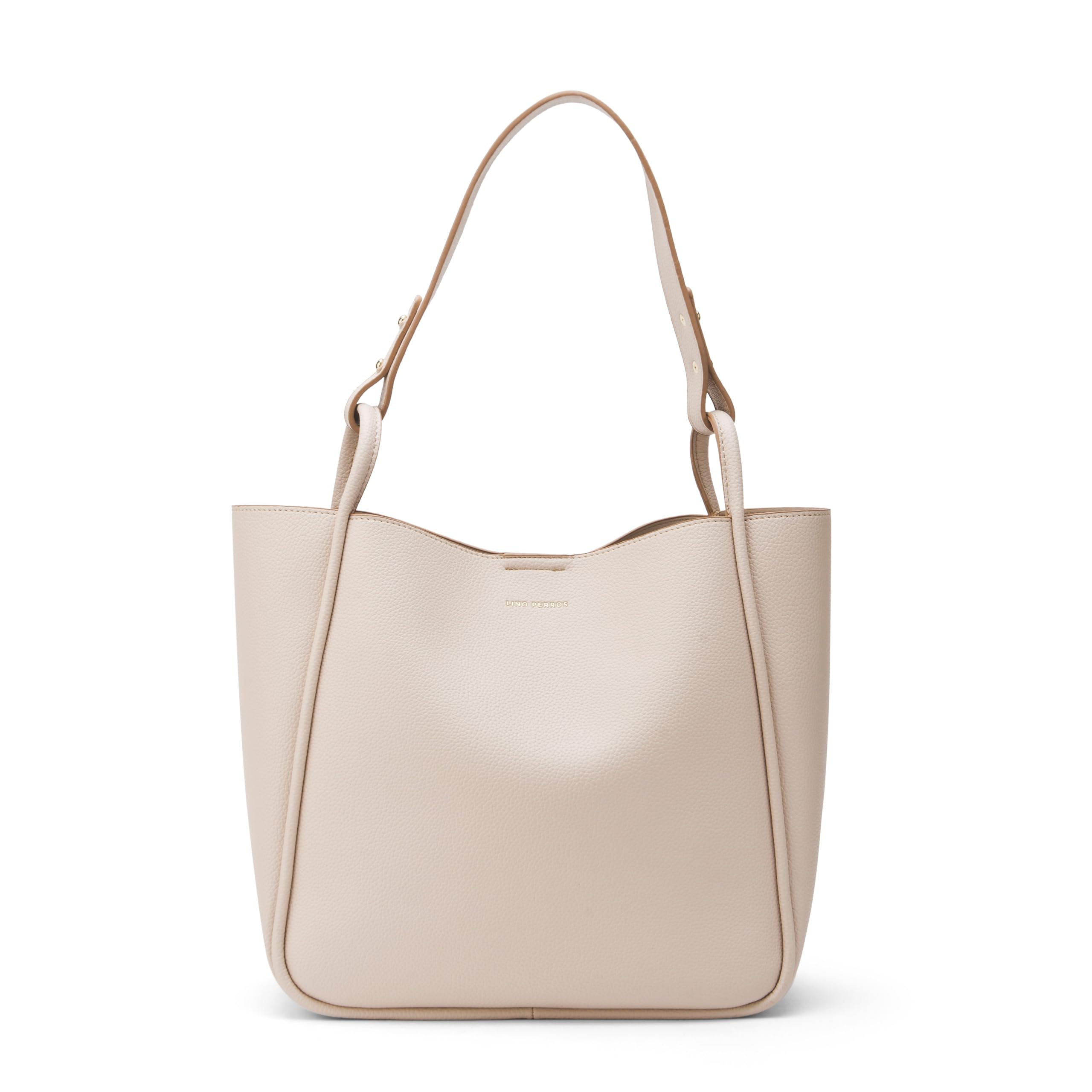 Lino Perros Avril Soft Body Everyday Beige Tote Bag