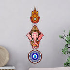 Artvibes Bal Ganesh Evil Eye Protection Wall Hanging for Home Decor | Nazar Battu Hanging for Entrance Living Room Bedroom Temple | Auspicious Vastu Decorative MDF Wall Art Gift (WH_8560N)