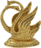 Decor And Art Metal Decorative Golden Swan Duck Shape Napkin, Tissue Paper Holder for Dining Table (Golden) -11cm