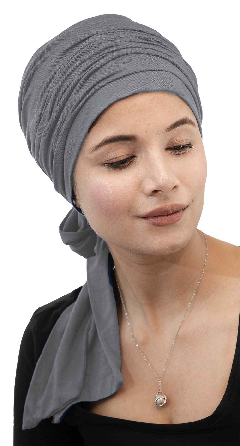 The Headscarves Women's Bamboo Viscose Prana Scarf (HS131_Grey) For Female