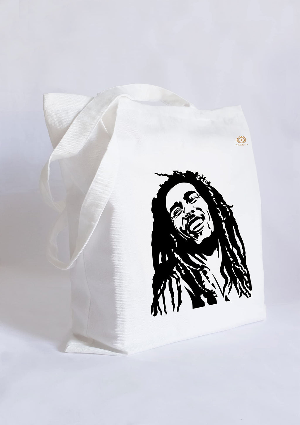TAJNAN Reusable Tote Bag for Groceries | Organic Cotton Canvas Bag with 15kgs Capacity. Stylish, Multi-Purpose and Eco-Friendly - Perfect Valentine's Day Gift!