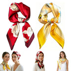 lahaia 2PCS Silk Scarf for Women Stylish, Bandanas for Women, Bandana Scarf