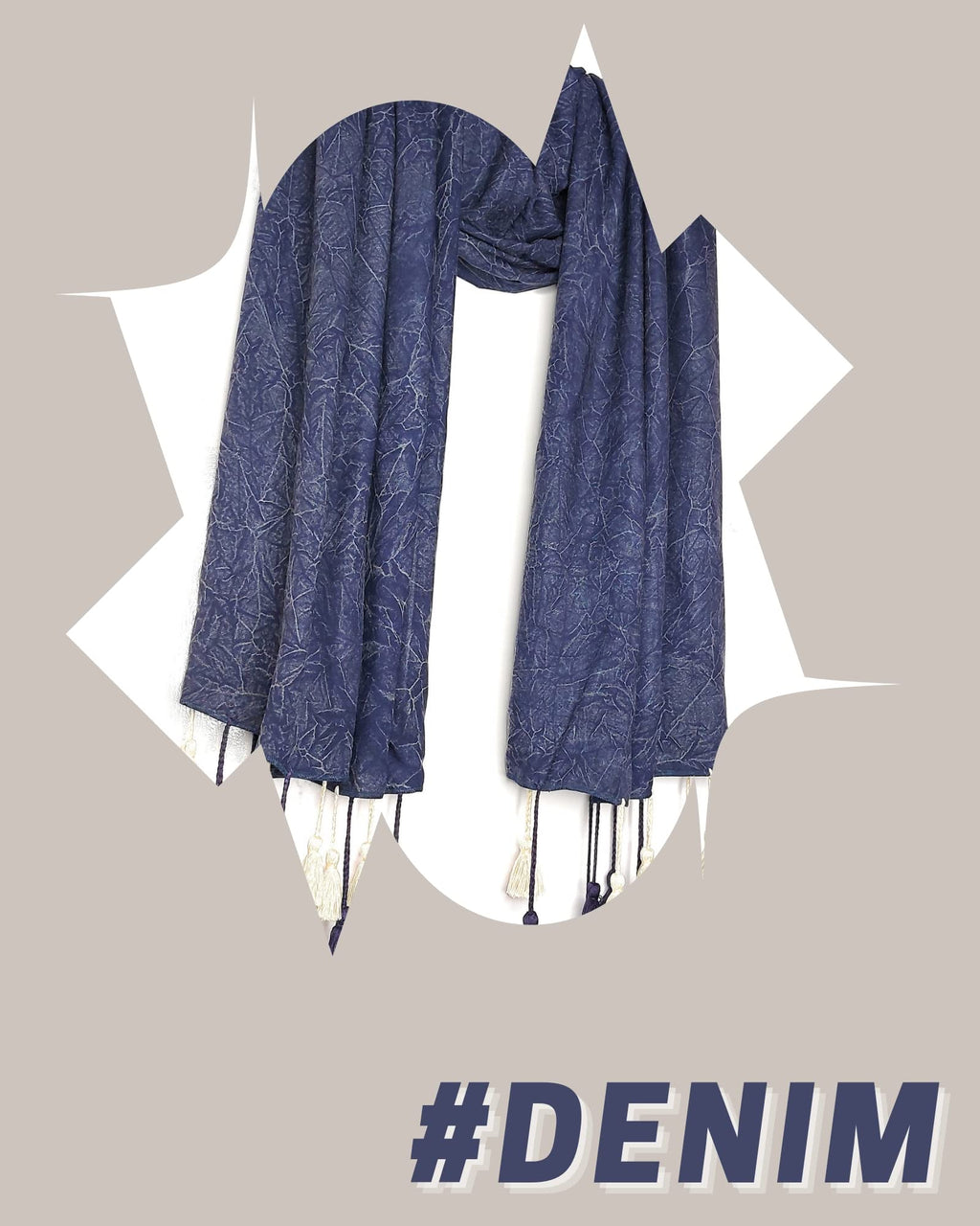 Chandwasia Rayon Design Trendy Stole Scarf Shawl | For Travel Office Casual Outdoor Styling | Rayon Fabric Printed Pattern Soft Texture Fringed Edge Design | Unisex Accessory For Seasonal Use
