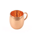 ALCU Copper Mule Mug, Handcrafted Shiny Moscow Mule Beer Mug Cup, Cocktail Serveware, Drinkware & Barware, Ideal for Cocktails, Drinks, & Gifts, Best for Parties (500 ml) Set of 1
