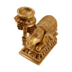 Artvarko Brass Elephant Tealight Candle Holder Fengsui Vastu for Good Luck Success Prosperity Home Decor Marriage House Warming Gift Height 8 Inches