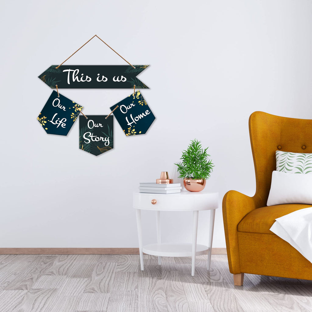 Artvibes Wall Hanging Home Decorative Wall Art for Living room | Bedroom | Gifts | Wall Hanger for Decoration | Modern Decor | Artwork | Wall Sculpture | Signs & PlaquesArt Print (WH_6426NR)