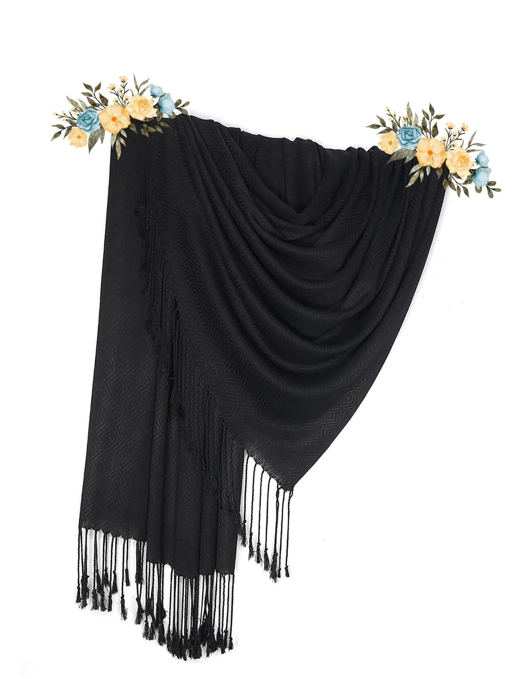 Chandwasia Viscose Doby Weaving Fabric Scarf, Stole & Shawl | Stylish All-Season Accessory for Girls, Ladies, Women & Men | Summer & Winter Wear