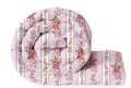 A Brand New - Umi Reversible Double Bed Super Soft AC Comforter/Blanket/Quilt/Rajai 220 GSM Soft Microfiber Diamond Stitch (90 x 100 Inches/228cm x 254cm) - Comforter Double Bed|Pink & White Kafalo
