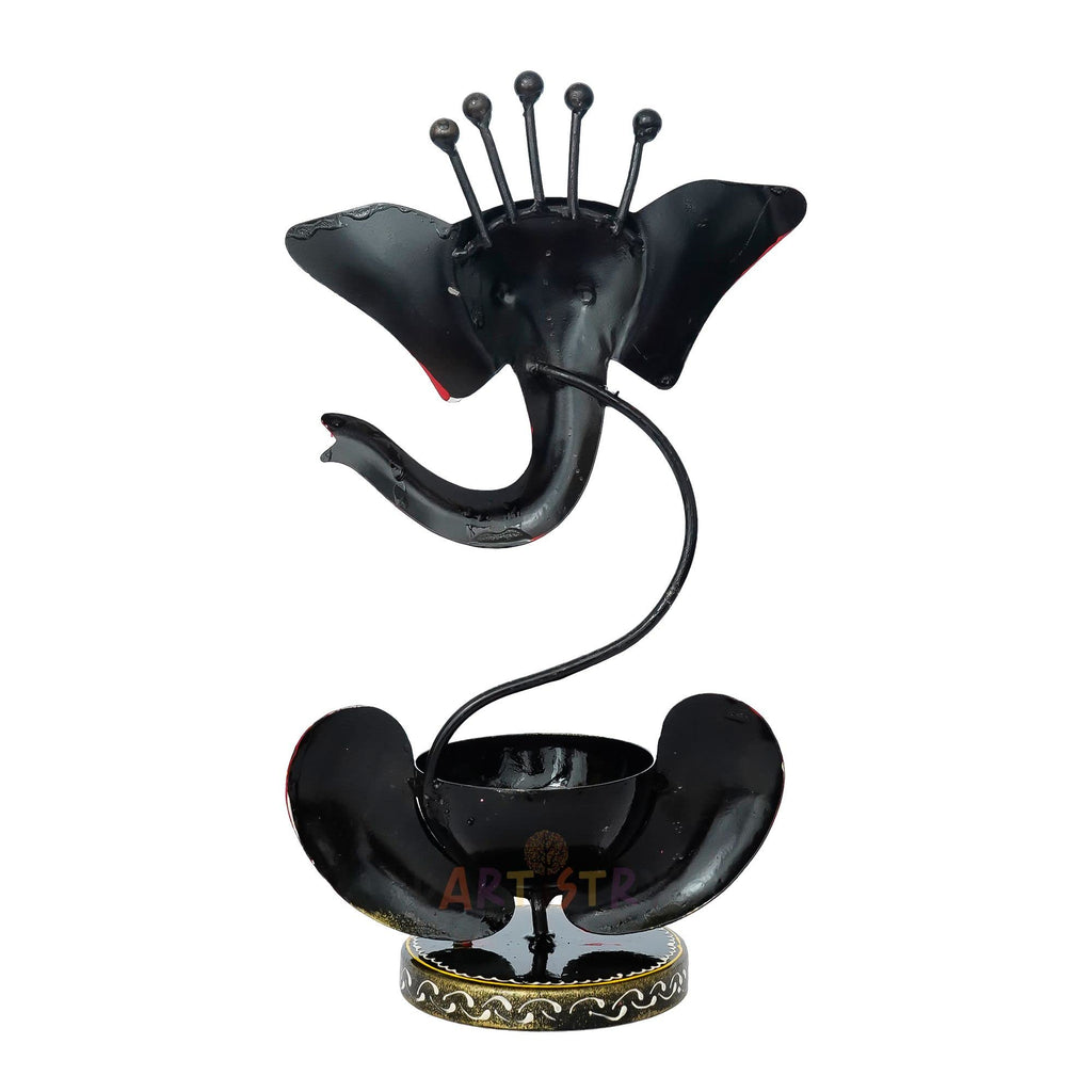 Dartistry® Tealight Candle Holder for Home Decor - Decorative Showpiece for Living Room/Pooja Room - Corporate Gift Items, Iron