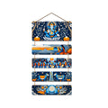 Artvibes Lord Ganpati Shri Sita Ramji & Cows Devotional Art Auspicious Wooden Art Work Wall Hanging | Spiritual Decor Items | Paintings | Wall Sculpture | Signs & Plaques | Gift Items (WH_6722N)